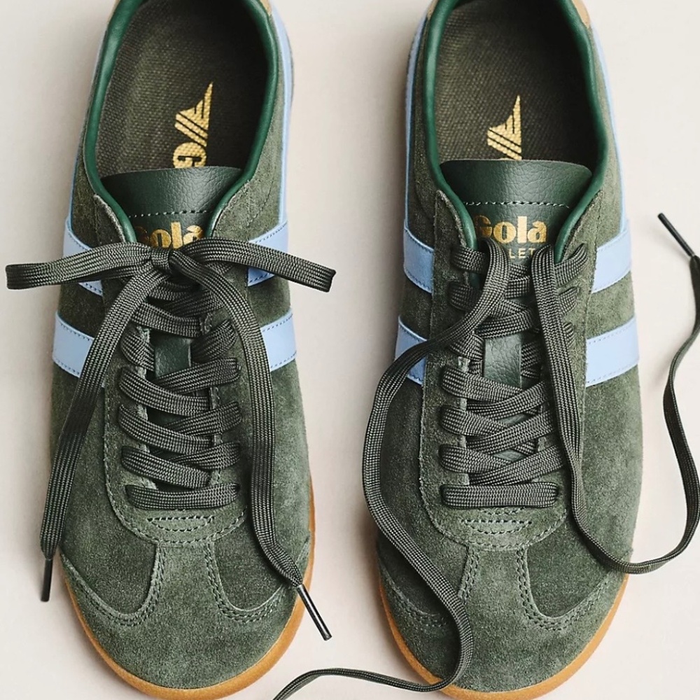 Gola Bullet Pure Sneakers | Size 7.5 | Dark Green